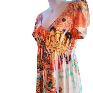 (386) R Rogue Bedazzled Short Sleeve Dress Size XL